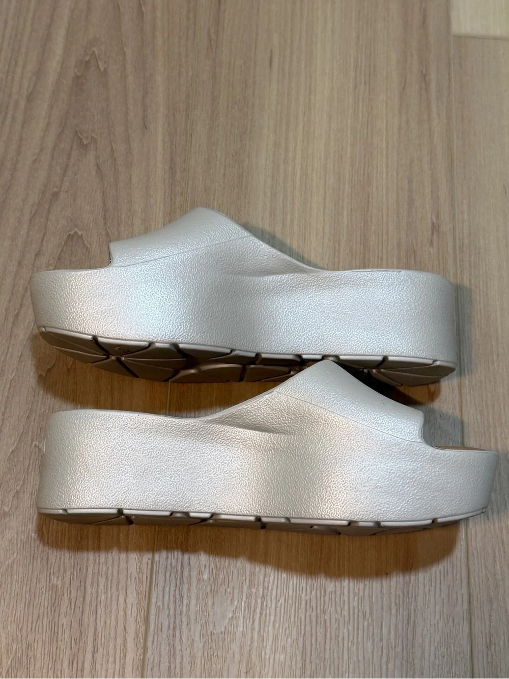 Lemon Jelly Sunny Platform Sandals—Size 37